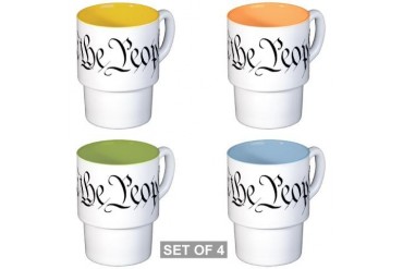 Anti obama Stackable Mug Set 4 mugs by CafePress