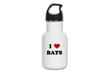 BATS.png Funny Kid's Water Bottle by CafePress