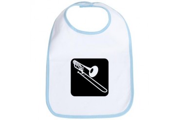 Trombone Music Bib by CafePress