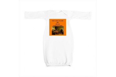 60.png Funny Baby Gown by CafePress
