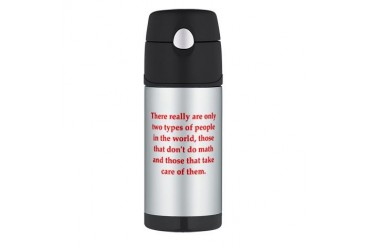 16.png Funny Thermos Bottle 12oz by CafePress