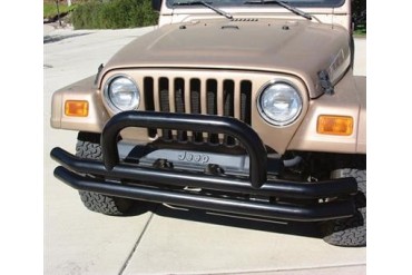 Rampage Blaco Powder Coat Double Tube Front Bumper with Hoop  8620 Front Bumpers