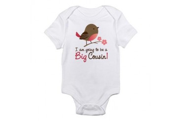 Big Cousin to be - Mod Bird Infant Bodysuit