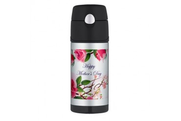 Mother's Day Mother's day Thermos Bottle 12oz by CafePress