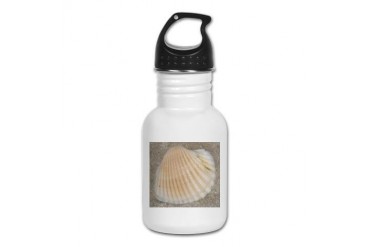 Jacksonville Beach Shell Beach Kid's Water Bottle by CafePress