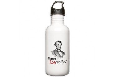 Would I Lie Political Stainless Water Bottle 1.0L by CafePress