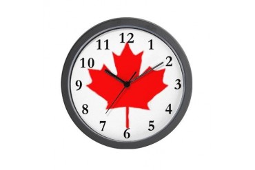 Hockey Wall Clock by CafePress