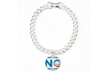 Nobama 2012 Obama Charm Bracelet, One Charm by CafePress