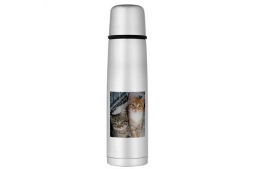 Orange Tabby Cat Large Thermos Bottle Pets Large Thermosreg; Bottle by CafePress