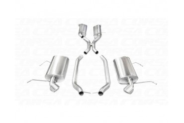 Corsa Polished Sport Cat-Back Exhaust Jeep Grand Cherokee 5.7L V8 11-13