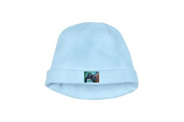Leopard Wildlife art Art baby hat by CafePress