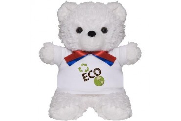 Eco Green Lovers Recycle Design Save Planet Teddy Love Teddy Bear by CafePress