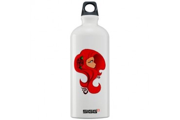 Red Sigg Water Bottle 1.0L by CafePress