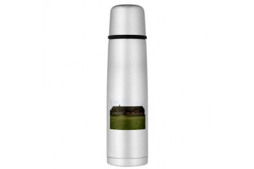 denmark 3 Large Thermos Bottle Travel Large Thermosreg; Bottle by CafePress