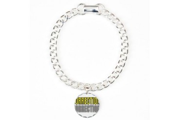 CORRECTIONSYELLOW.jpg Police Charm Bracelet, One Charm by CafePress