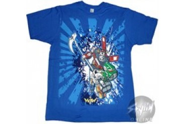 Voltron Running Action Sickle T-Shirt Sheer
