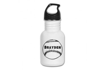 Personalized Baseball Kid's Water Bottle