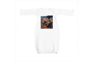 delfordsheeptall.png Motorcycle Baby Gown by CafePress