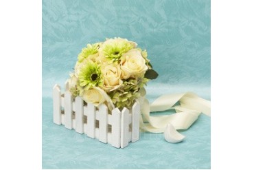 Dreamlike Round Satin Bridesmaid Bouquets (124032040)