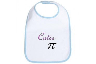 Cutie Pi Cute Bib by CafePress
