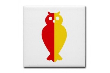 Gradient Owl Hobbies Tile Coaster by CafePress