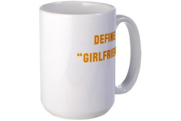 defgrl.psd Funny Large Mug by CafePress