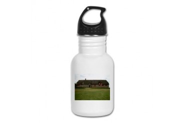 denmark 3 Travel Kid's Water Bottle by CafePress