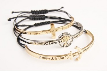 Adjustable Message Bracelets 3 Styles!