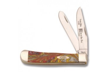 F/Case Premier Edition Trapper with Fire In Box Corelon Handle