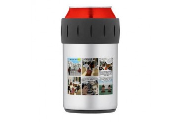 Obama Meets President Putin Thermos Can Cooler Barack obama Thermosreg; Can Cooler by CafePress