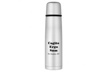 Cogito Ergo Sum Large Thermos Bottle Geek Large Thermosreg; Bottle by CafePress