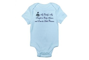 Pink, My Daddy is My Knight Infant Creeper
