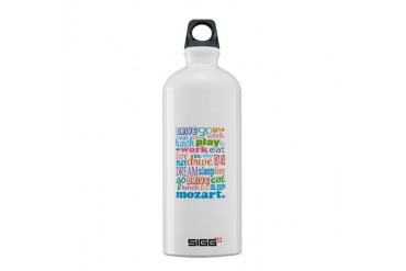 Mozart Quote Gift Music Sigg Water Bottle 0.6L by CafePress