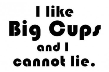 Big Cups Poster Print by Lauren Gibbons (12 x 18)