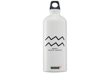 aquarius black Humor Sigg Water Bottle 1.0L by CafePress