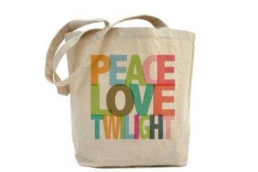Peace Love Twilight Tote Bag