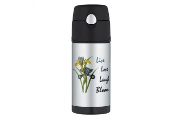 Live love laugh Bloom.jpg Mother's day Thermos Bottle 12oz by CafePress