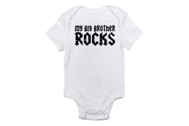 My Big Brother Rocks Infant Bodysuit
