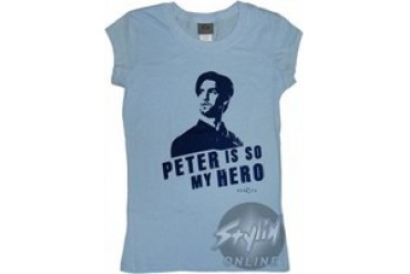 NBC's Heroes Peter is My Hero Blue Girls Tee