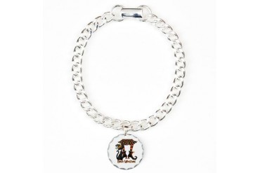 Best Witches Black Cat Cat Charm Bracelet, One Charm by CafePress