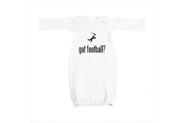Football Funny Baby Gown by CafePress