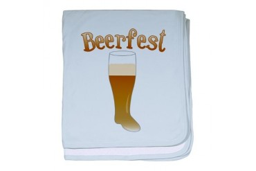 BeerFest Beer baby blanket by CafePress