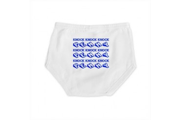 Knock Knock Knock PENNY Quote Diaper Cover by CafePress
