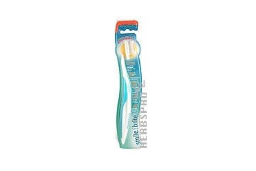 Replaceable Head Toothbrush Nylon Double Tip Head X-Soft 1 EACH