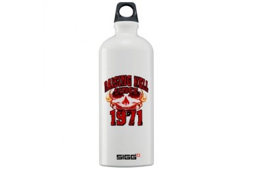 Raising Hell since 1971.png Funny Sigg Water Bottle 1.0L by CafePress