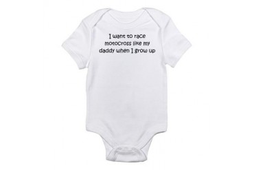 Motocross Like Daddy Infant Bodysuit