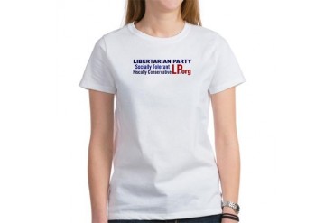 Women's LP T-Shirt Libertarian Women's T-Shirt by CafePress