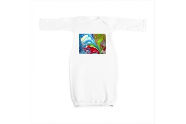 Heart In Love Art Baby Gown by CafePress