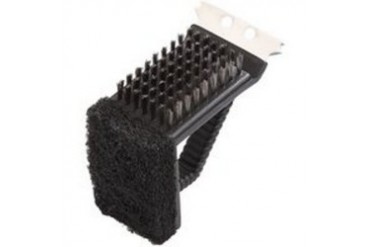 24 Pack Toolbasix Sp242C3L 3In1 Grill Brush St Steel