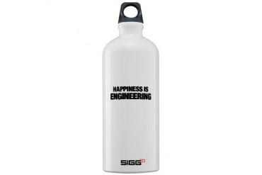Happiness Is Engineering Engineer Sigg Water Bottle 1.0L by CafePress